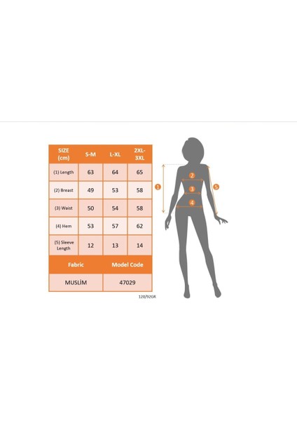 Grip&hug Kadın Kısa Kollu V Yakalı Önden Düğmeli Müslim Gömlek