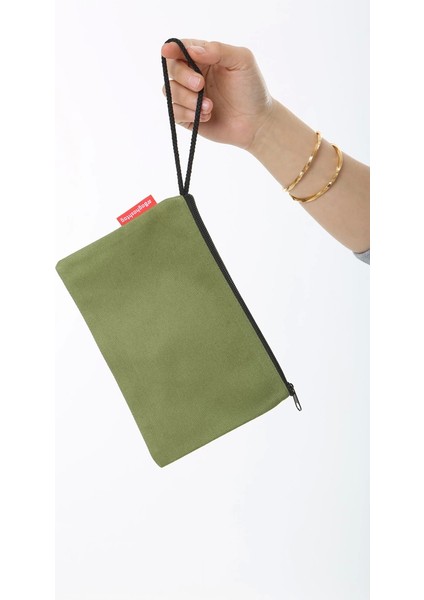Baghashtag Yeşil Clutch Bez Çanta