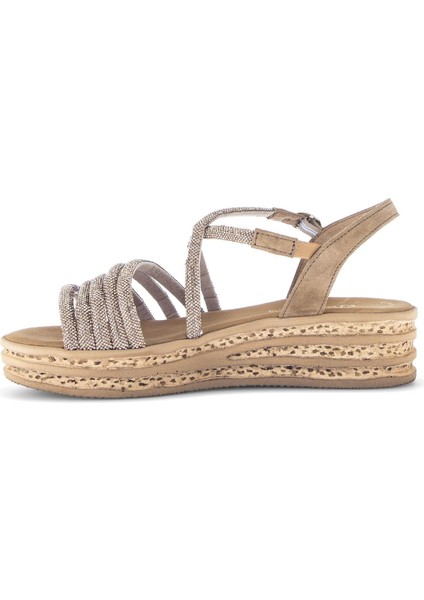 Best Fitting Platformlu Ince Bantlı Sandalet 64.555