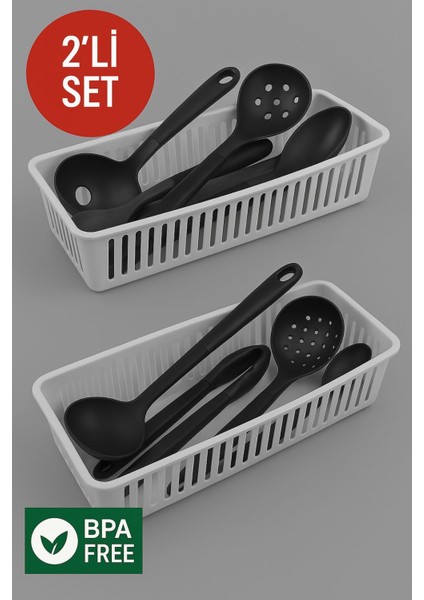 2'li Çekmece Içi Kaşıklık Sepet Organizer fiyatları