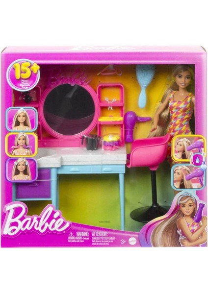 HKV00 Barbie Muhteşem Kuaför Oyun Seti