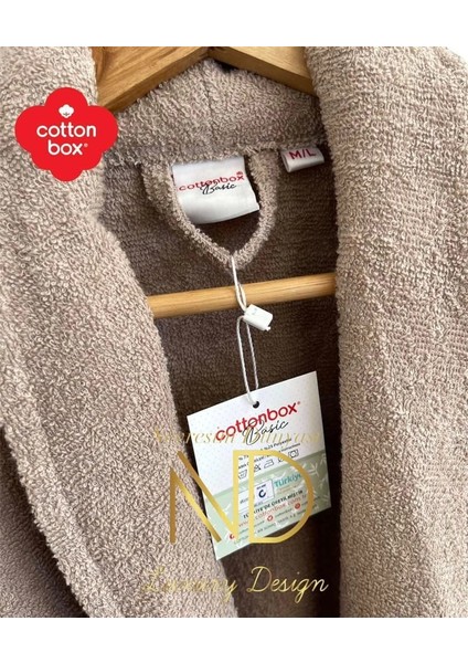 Cotton Box Tek Bornoz Bej