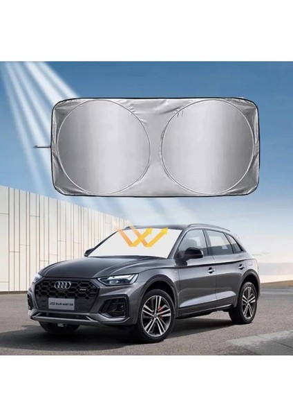 150X70 cm Katlanır Araba Güneşliği Gümüş Ön Cam Güneşlik Tüm Araçlara Uygun Oto Güneşlikleri Çantalı fiyatları