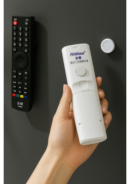 Mıknatıslı Kumanda & Telefon Tutucu | Çok Amaçlı Duvar Askısı - 2'li Set fırsatları