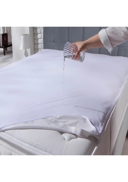 Pamuklu Su Sıvı Geçirmez Lastikli Alez 180 x 200