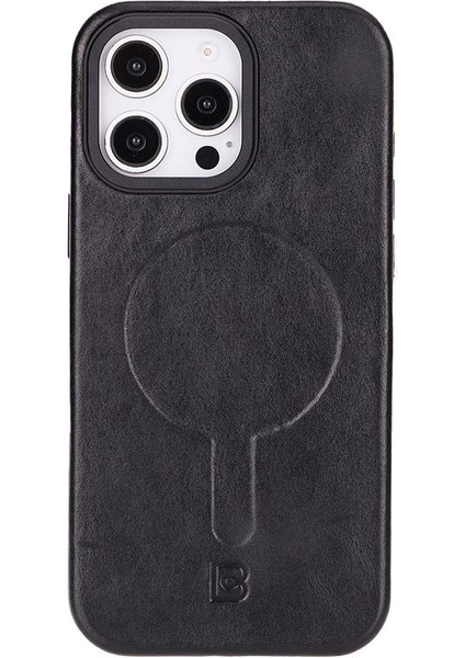 Lexora iPhone 16 Pro Deri Kılıf - Siyah