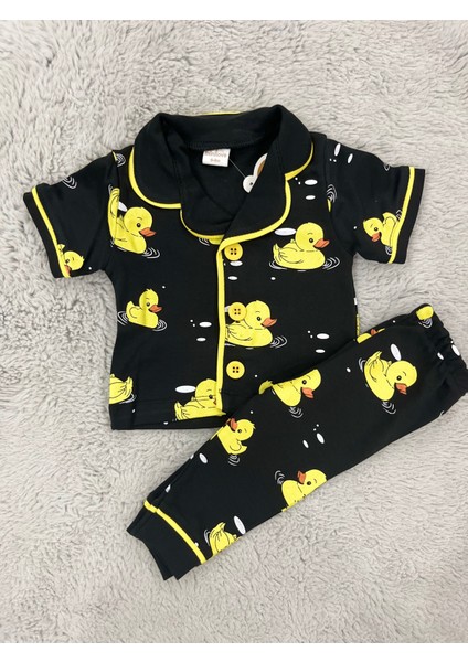 Minilove Ördek Baskılı Pijama Takımı