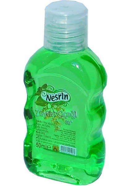 Zeytin Çiçeği Kolonyası 60 Derece Pet Şişe 50 ml