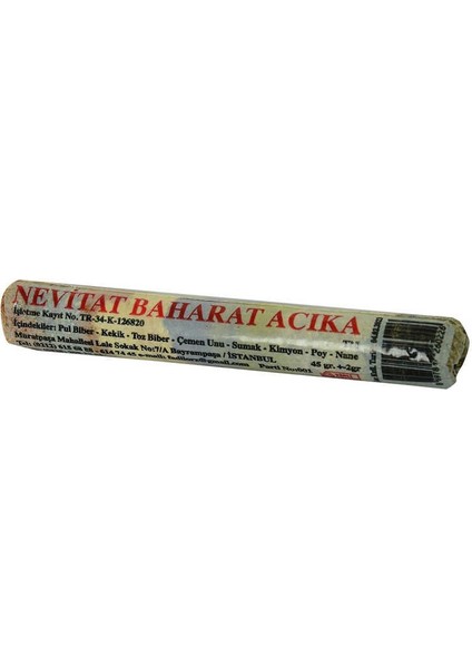 Acıka Kahvaltılık Fişek Poy Baharat Karışımı 40-45 gr Paket modelleri