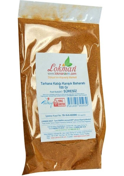 Tarhana Katığı Karışık Baharatı 100 gr Paket