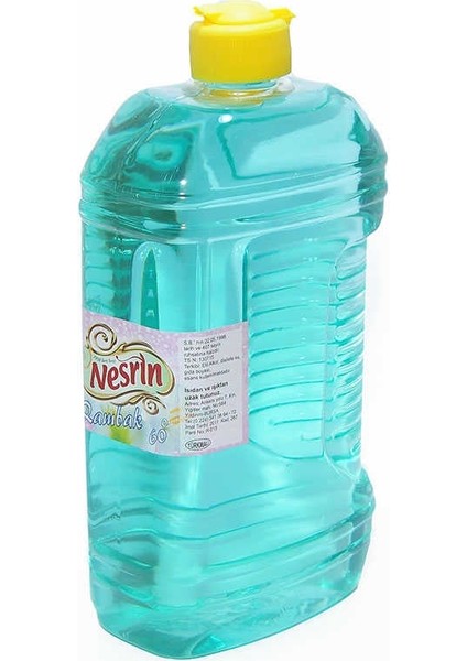 Zambak Kolonyası Yeşil 60 Derece Pet Şişe 900 ml