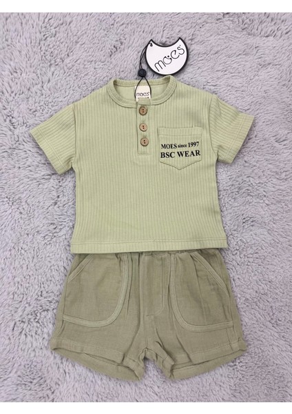 Erkek Bebek Basic Şortlu Takım