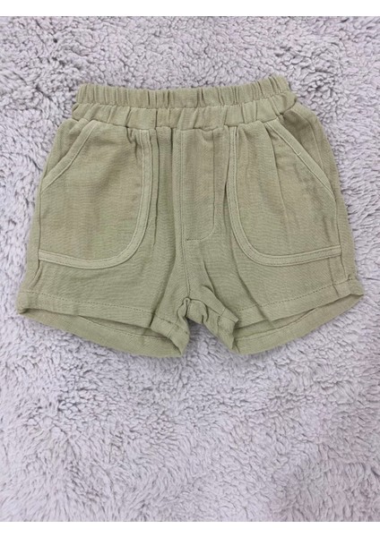 Erkek Bebek Basic Şortlu Takım