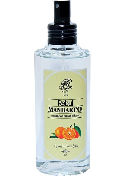 Mandalina Kolonyası 80 Derece Cam Şişe Sprey 100 ml