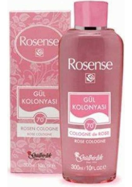 Gül Kolonyası 70 Derece Pet Şişe 300 ml