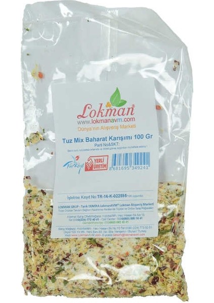 Tuz Mix Baharat Karışımı 100 gr Paket fırsatları