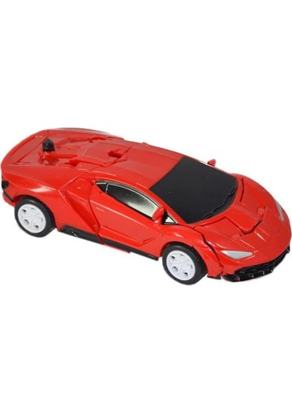 Mulvxgrbz GRZ02 Lamborgini - Robot Dönüşen Araba - 668-2 - Kırmızı (Mulvix)