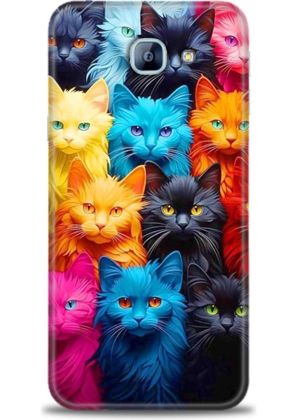 Samsung Galaxy A8 2016 Hd Baskılı Kılıf + Seramik Tam Kaplayan Ekran Koruyucu 70