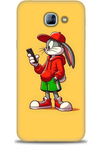 Samsung Galaxy A8 2016 Hd Baskılı Kılıf + Seramik Tam Kaplayan Ekran Koruyucu 401
