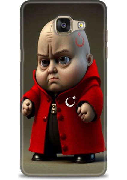Samsung Galaxy A3 2016 Hd Baskılı Kılıf + Seramik Tam Kaplayan Ekran Koruyucu 245