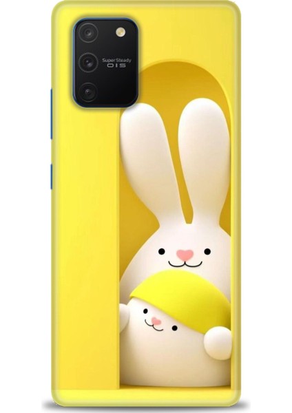 Samsung Galaxy A91 Hd Baskılı Kılıf + Seramik Tam Kaplayan Ekran Koruyucu 72