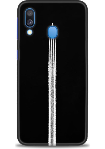 Samsung Galaxy A40 Hd Baskılı Kılıf + Seramik Tam Kaplayan Ekran Koruyucu 387