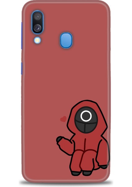 Samsung Galaxy A40 Hd Baskılı Kılıf + Seramik Tam Kaplayan Ekran Koruyucu 288