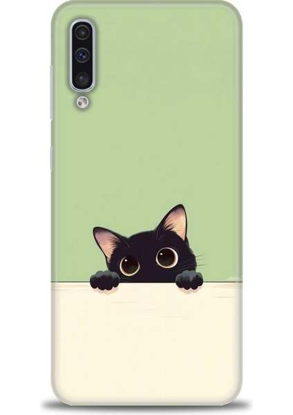 Samsung Galaxy A50 Hd Baskılı Kılıf + Seramik Tam Kaplayan Ekran Koruyucu 68