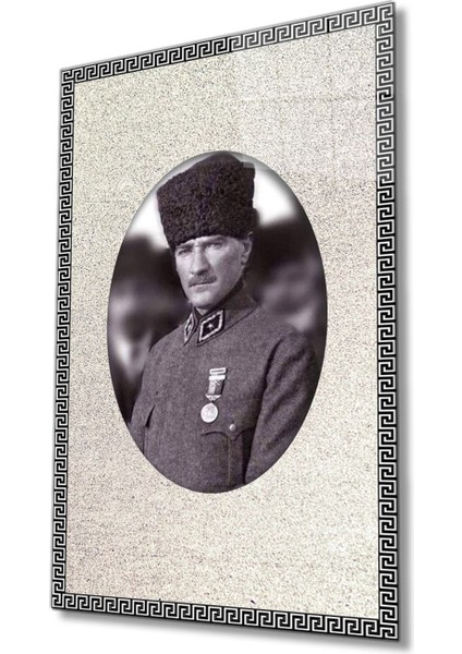 Atatürk Cam Tablo 4 mm Dayanıklı Temperli Cam