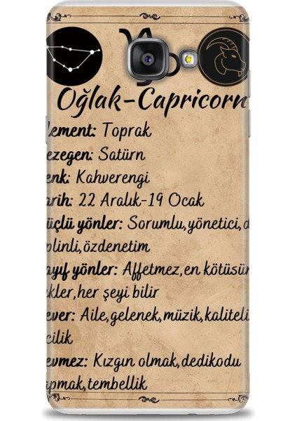 Samsung Galaxy A5 2016 Hd Baskılı Kılıf + Seramik Tam Kaplayan Ekran Koruyucu 478