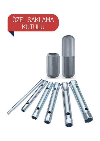 8MM-17MM Kovan Tork Anahtar Kutulu Set