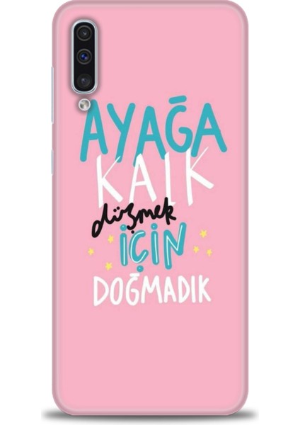 Samsung Galaxy A50 Hd Baskılı Kılıf + Seramik Tam Kaplayan Ekran Koruyucu 161
