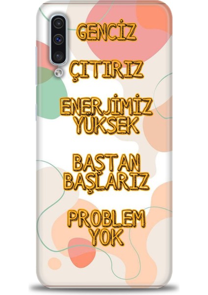 Samsung Galaxy A50 Hd Baskılı Kılıf + Seramik Tam Kaplayan Ekran Koruyucu 170