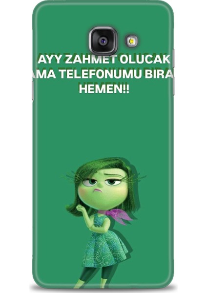 Samsung Galaxy A5 2016 Hd Baskılı Kılıf + Seramik Tam Kaplayan Ekran Koruyucu 154