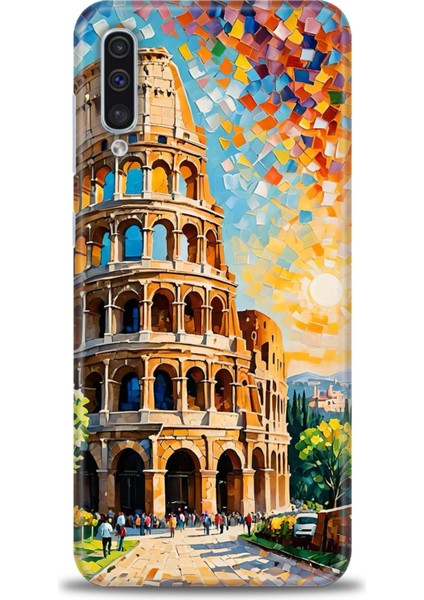 Samsung Galaxy A50S Hd Baskılı Kılıf + Seramik Tam Kaplayan Ekran Koruyucu 262