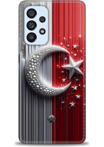 Samsung Galaxy A53 5g Hd Baskılı Kılıf + Seramik Tam Kaplayan Ekran Koruyucu 40