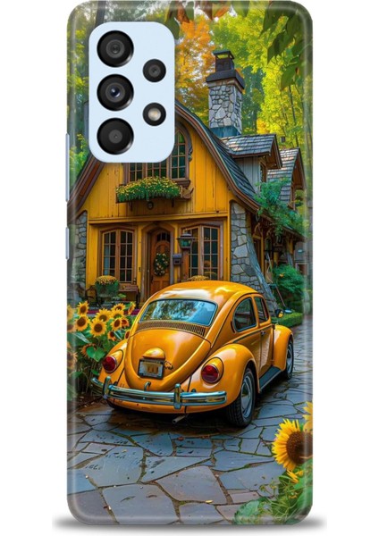 Samsung Galaxy A53 5g Hd Baskılı Kılıf + Seramik Tam Kaplayan Ekran Koruyucu 110