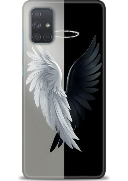 Samsung Galaxy A71 Hd Baskılı Kılıf + Seramik Tam Kaplayan Ekran Koruyucu 146