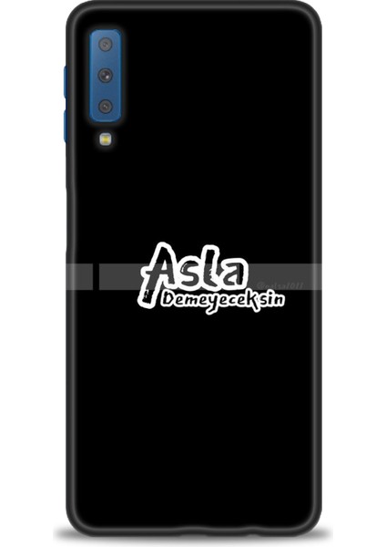 Samsung Galaxy A7 2018 Hd Baskılı Kılıf + Seramik Tam Kaplayan Ekran Koruyucu 397