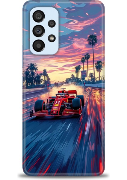 Samsung Galaxy A73 5g Hd Baskılı Kılıf + Seramik Tam Kaplayan Ekran Koruyucu 102