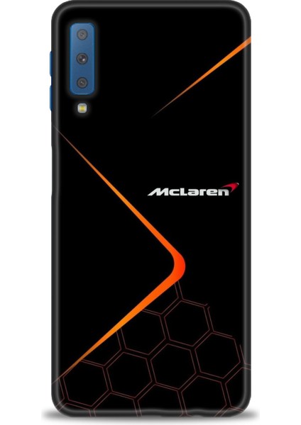 Samsung Galaxy A7 2018 Hd Baskılı Kılıf + Seramik Tam Kaplayan Ekran Koruyucu 379