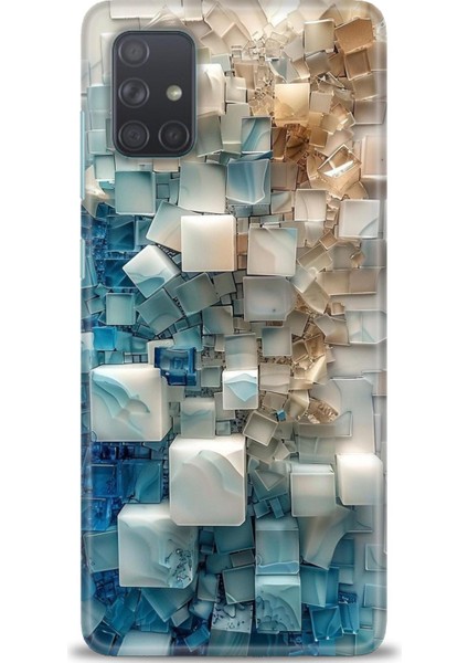 Samsung Galaxy A71 Hd Baskılı Kılıf + Seramik Tam Kaplayan Ekran Koruyucu 326