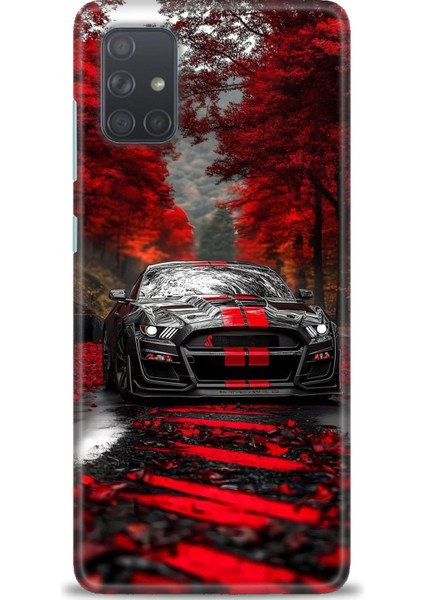 Samsung Galaxy A71 Hd Baskılı Kılıf + Seramik Tam Kaplayan Ekran Koruyucu 490