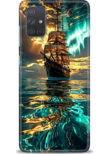 Samsung Galaxy A71 Hd Baskılı Kılıf + Seramik Tam Kaplayan Ekran Koruyucu 237