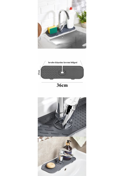 Silikon Lavabo Batarya Matı