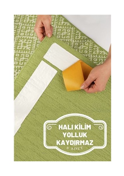 Flamme 8 Adet Halı Kilim Yolluk Kayma Önleyici Yapışkan