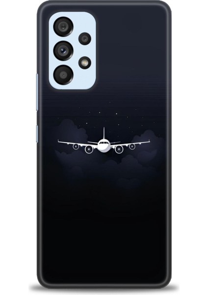 Samsung Galaxy A73 5g Hd Baskılı Kılıf + Seramik Tam Kaplayan Ekran Koruyucu 381