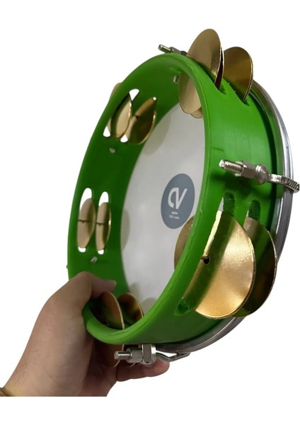 Arap Fasıl Tefi Profesyonel Yeşil Renk Carbon Kasnak Vd Beyaz Filmli Kılıflı fiyatları