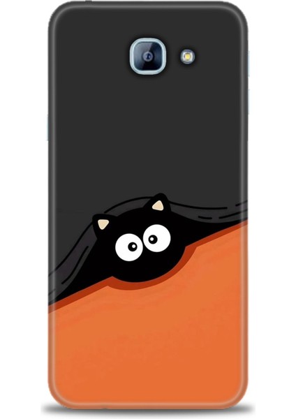 Samsung Galaxy A8 2016 Hd Baskılı Kılıf + Seramik Tam Kaplayan Ekran Koruyucu 80