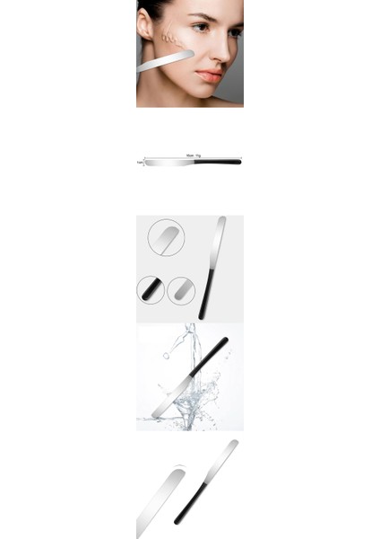 Maske Sıvı Fondöten Tonlama Spatulası Çelik
